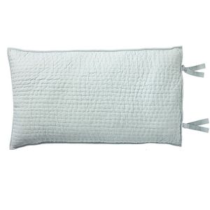 Pottery barn NWT porcelain blue pickstitch King sham